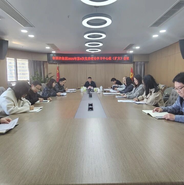 市國控集團召開黨委理論學(xué)習(xí)中心組（擴大）會議，深入學(xué)習(xí)貫徹黨的二十屆四中全會精神