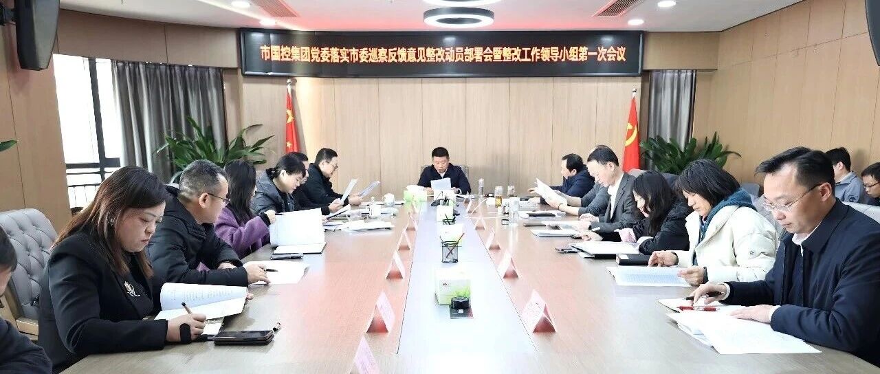 市國控集團黨委召開落實市委巡察反饋意見整改動員部署會暨整改工作領(lǐng)導(dǎo)小組第一次會議